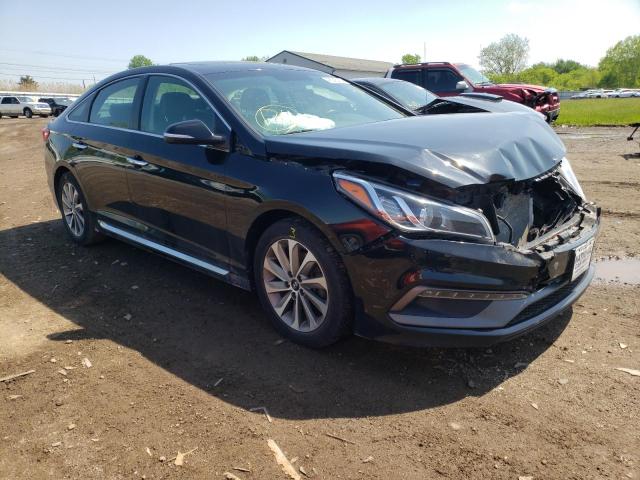 HYUNDAI SONATA SPO 2017 with VIN 5NPE34AF1HH517510 - Photo from auction