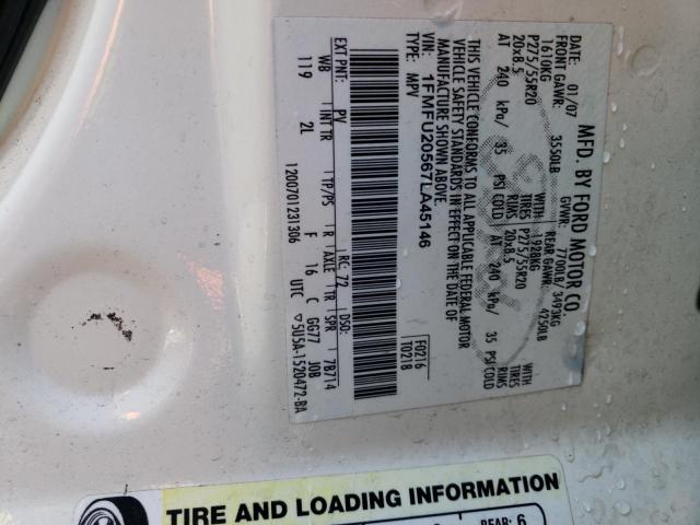 Photo 10 from auction – 2007 FORD EXPEDITION with VIN 1FMFU20567LA45146