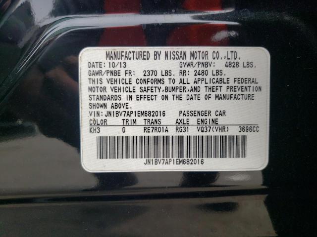 Photo 10 from auction – 2014 INFINITI Q50 BASE with VIN JN1BV7AP1EM682016
