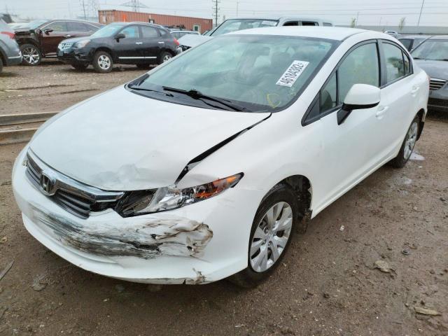 Photo 2 from auction – 2012 HONDA CIVIC LX with VIN JHMFB2F57CS000202