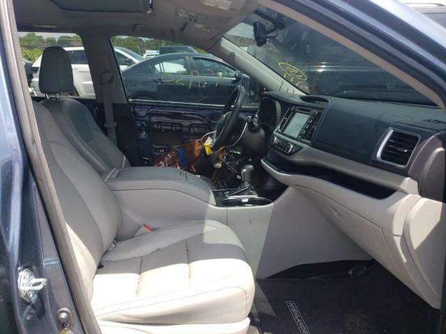 Photo 5 from auction – 2014 TOYOTA HIGHLANDER with VIN 5TDJKRFHXES010443