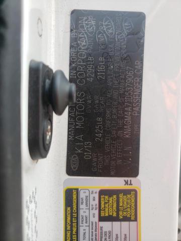 Photo 10 from auction – 2013 KIA OPTIMA LX with VIN KNAGM4A71D5379067