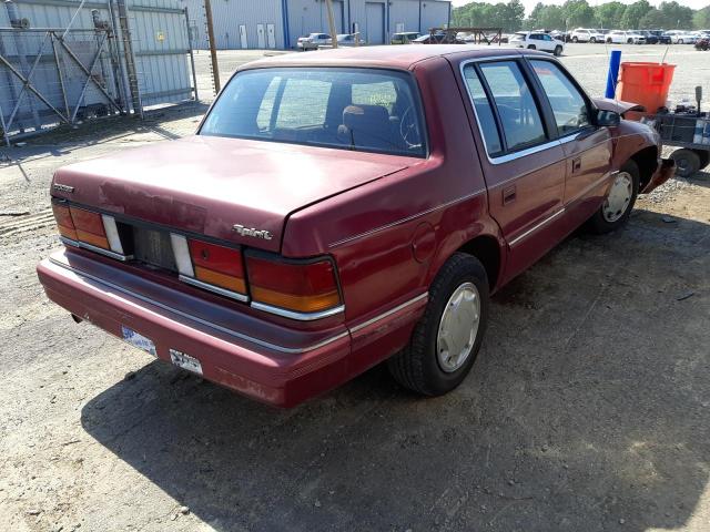 Photo 4 from auction – 1991 DODGE SPIRIT with VIN 1B3XA46K9MF541287