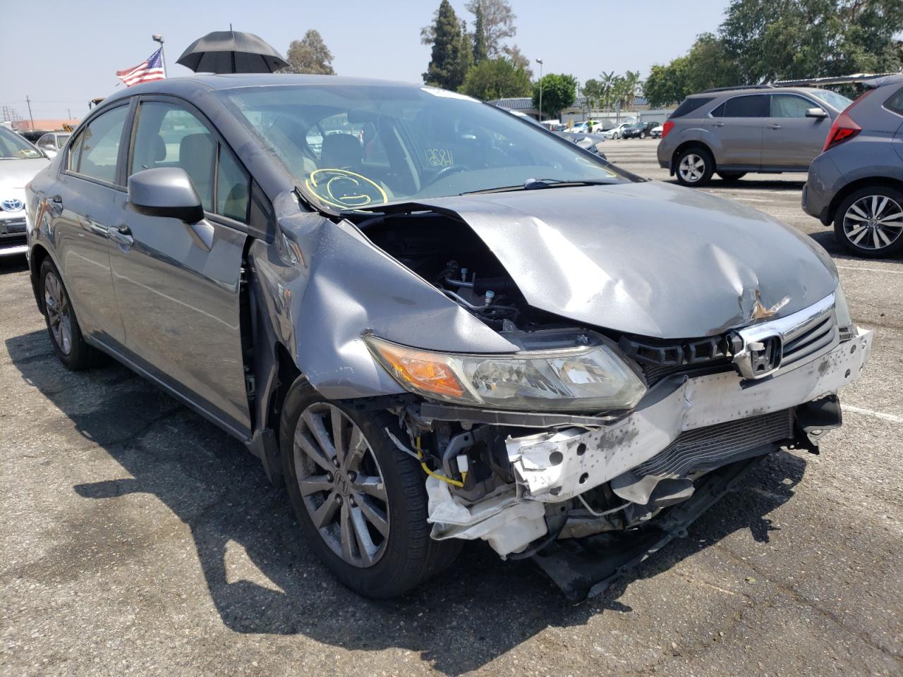 HONDA CIVIC EXL 2012 with VIN 19XFB2F98CE335928 - Photo from auction