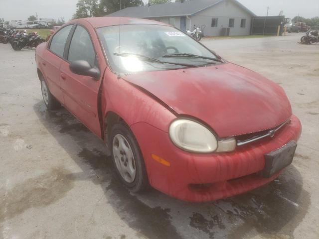 DODGE NEON SE 2001 with VIN 1B3ES46C11D237374 - Photo from auction