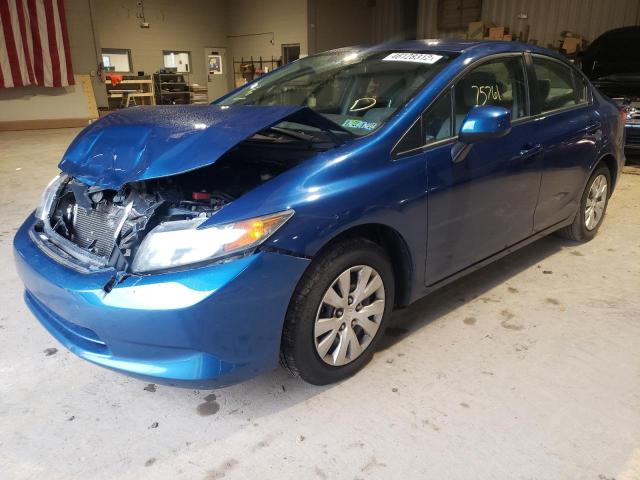 Photo 2 from auction – 2012 HONDA CIVIC LX with VIN 19XFB2F53CE368414