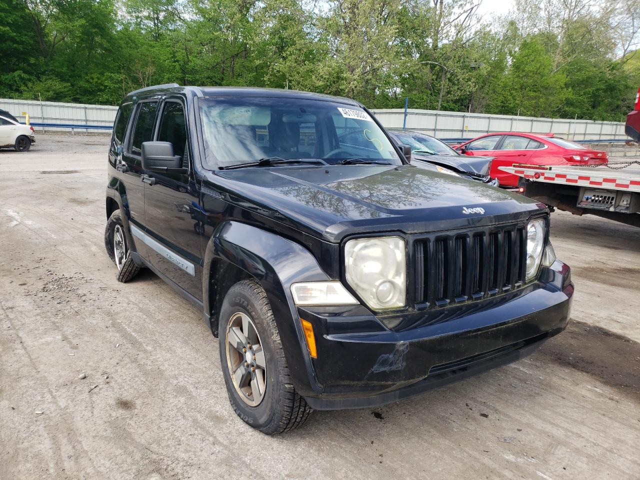 JEEP LIBERTY SP 2008 with VIN 1J8GN28K58W132285 - Photo from auction