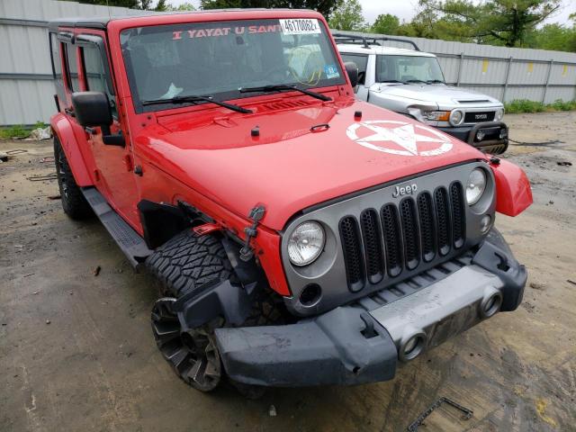 JEEP WRANGLER U 2015 with VIN 1C4BJWDG1FL614756 - Photo from auction