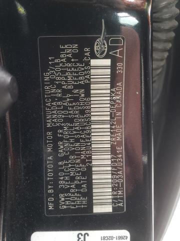 Photo 10 from auction – 2011 TOYOTA COROLLA with VIN 2T1BU4EE9BC599806