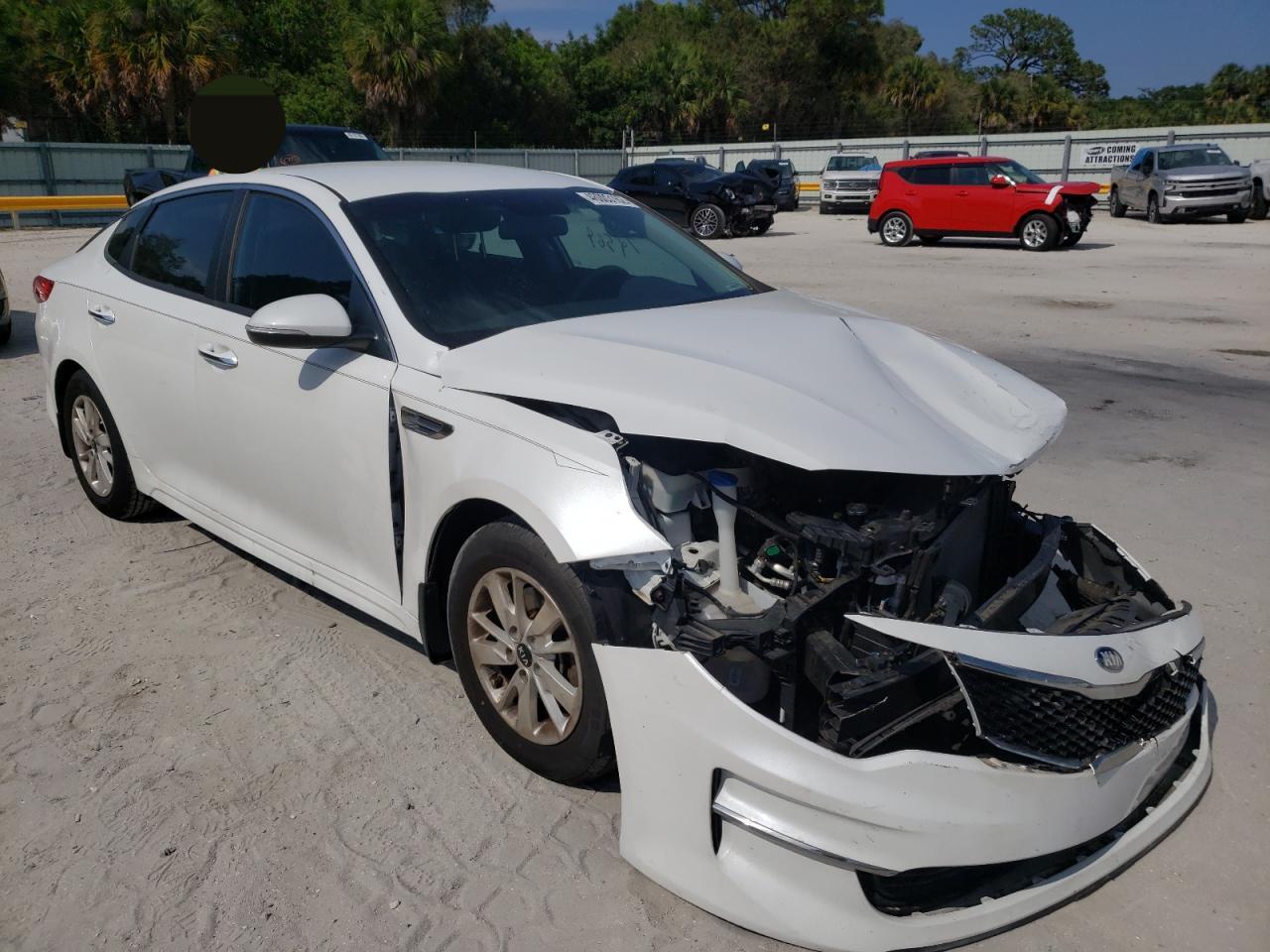 KIA OPTIMA LX 2016 with VIN 5XXGT4L30GG043264 - Photo from auction