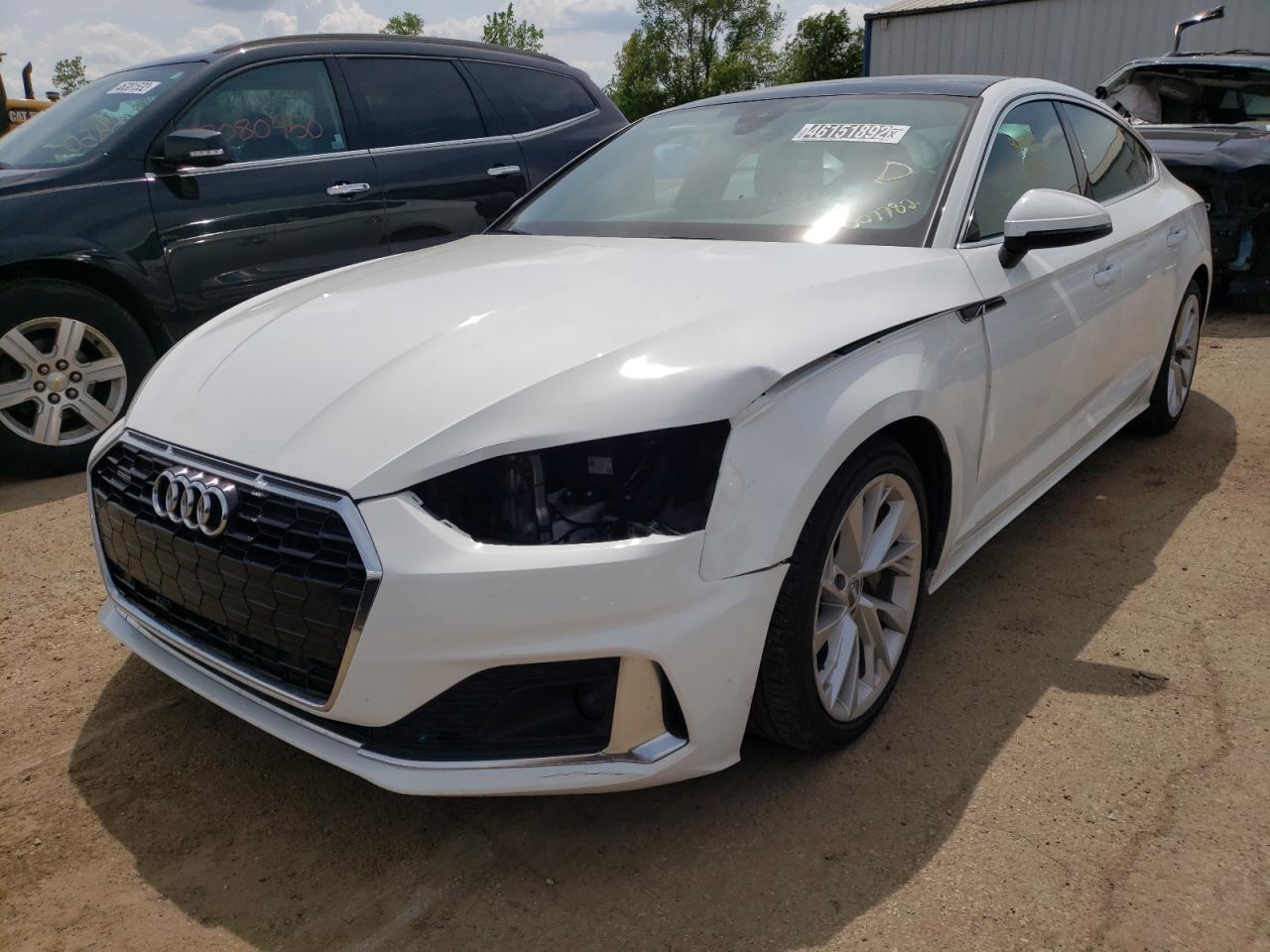 Photo 2 from auction – 2020 AUDI A5 PREMIUM with VIN WAUANCF54LA007782