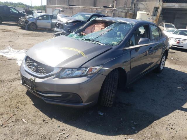 Photo 2 from auction – 2013 HONDA CIVIC LX with VIN 19XFB2F5XDE282633