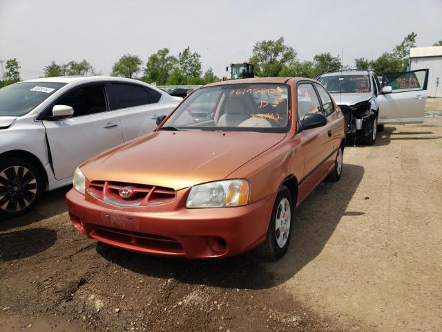 Photo 2 from auction – 2000 HYUNDAI ACCENT with VIN KMHCF35G9YU025482