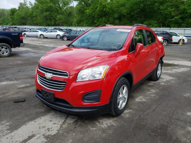 Photo 2 from auction – 2015 CHEVROLET TRAX 1LT with VIN KL7CJLSB8FB192739