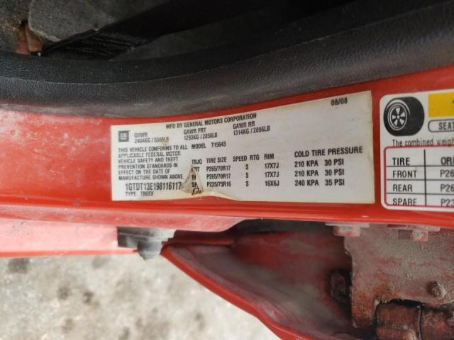 Photo 10 from auction – 2009 GMC CANYON with VIN 1GTDT13E198116117