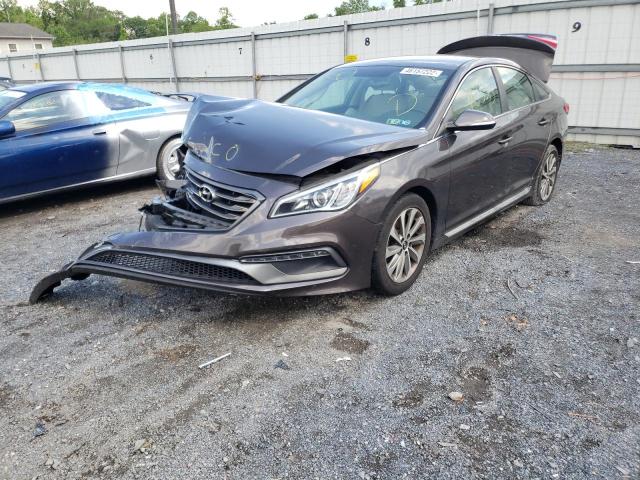 Photo 2 from auction – 2017 HYUNDAI SONATA SPO with VIN 5NPE34AF5HH496077