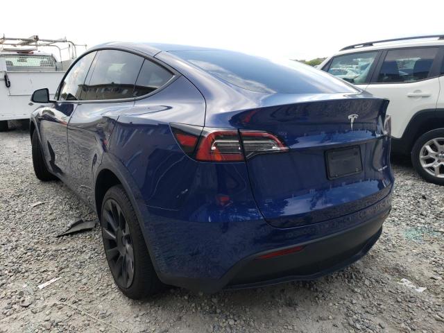 Photo 3 from auction – 2021 TESLA MODEL Y with VIN 5YJYGDEE0MF177424