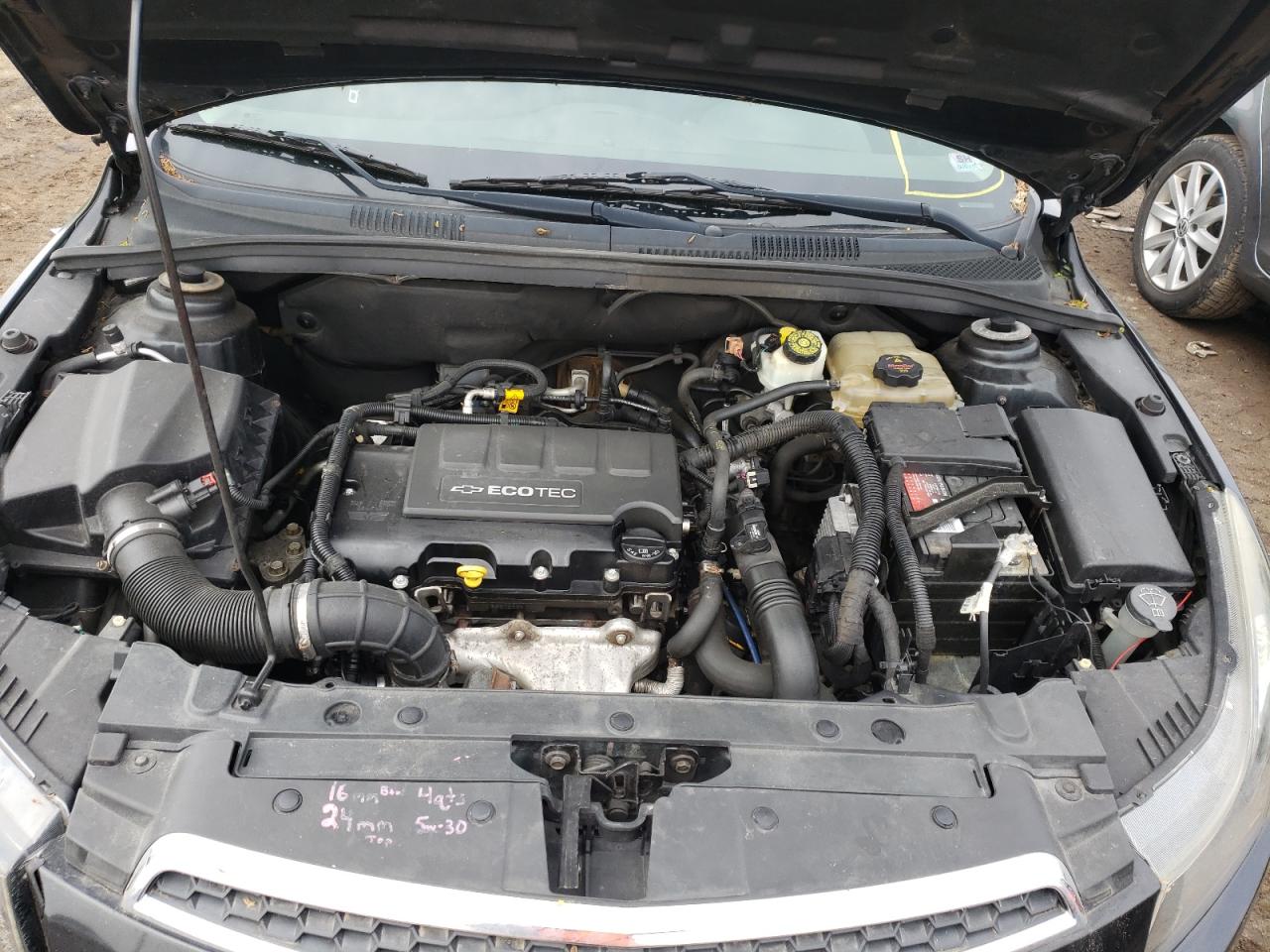 Photo 12 from auction – 2012 CHEVROLET CRUZE LT with VIN 1G1PF5SCXC7187656