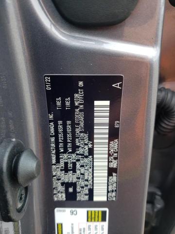 Photo 10 from auction – 2022 LEXUS RX 350 BAS with VIN 2T2AZMDA5NC332304