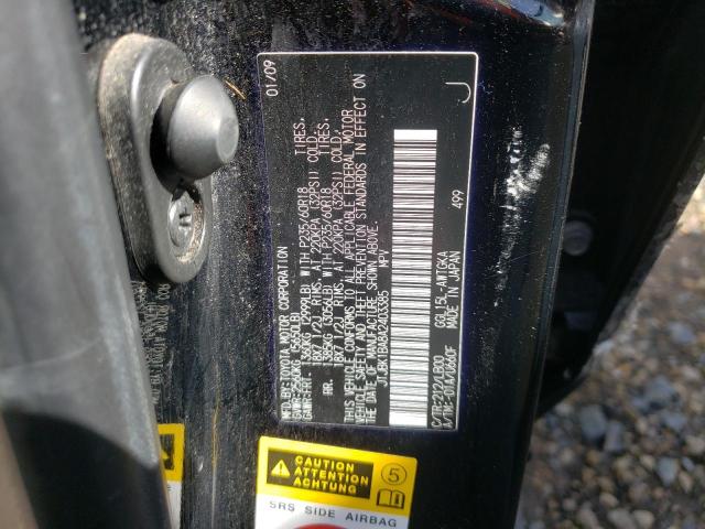 Photo 10 from auction – 2010 LEXUS RX 350 with VIN JTJBK1BA8A2403385