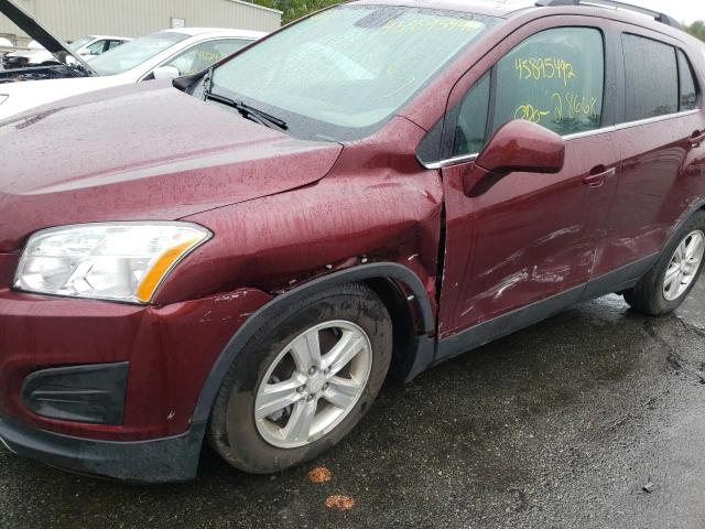 Photo 9 from auction – 2016 CHEVROLET TRAX 1LT with VIN 3GNCJPSB8GL245277