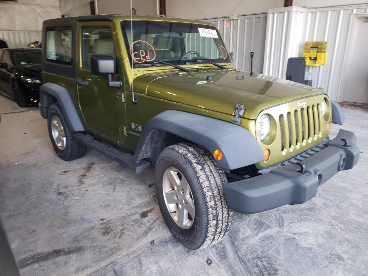 JEEP WRANGLER X 2007 with VIN 1J4FA24107L153034 - Photo from auction