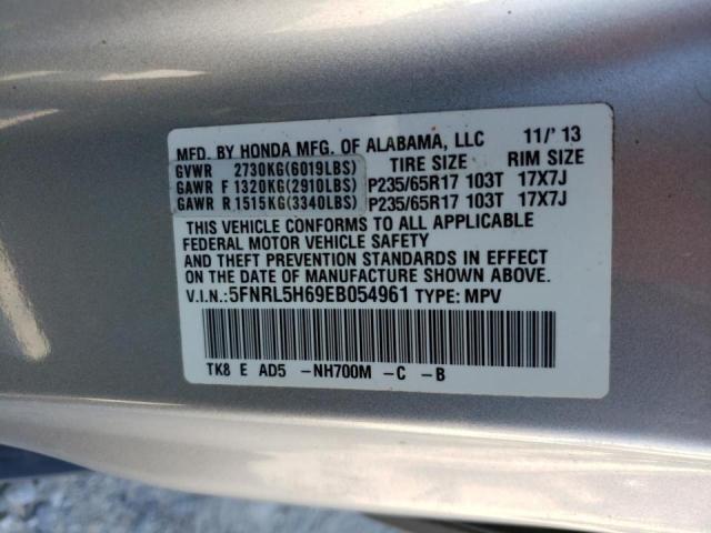 Photo 10 from auction – 2014 HONDA ODYSSEY EX with VIN 5FNRL5H69EB054961