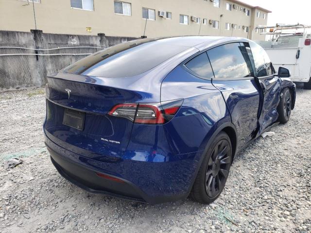 Photo 4 from auction – 2021 TESLA MODEL Y with VIN 5YJYGDEE0MF177424
