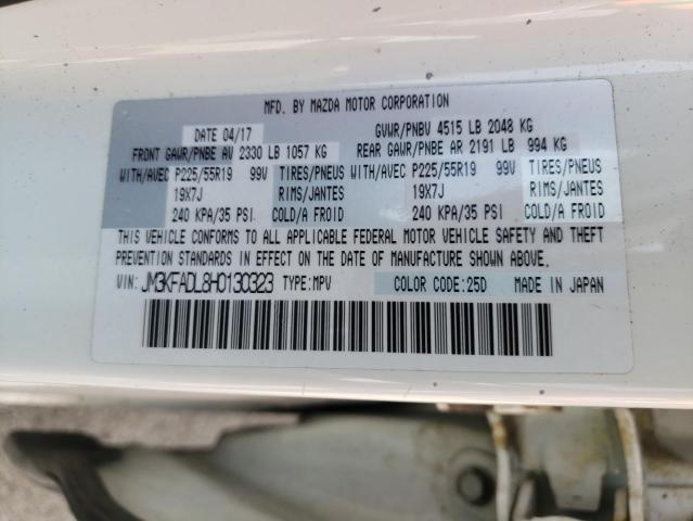 Photo 10 from auction – 2017 MAZDA CX-5 GRAND with VIN JM3KFADL8H0130323