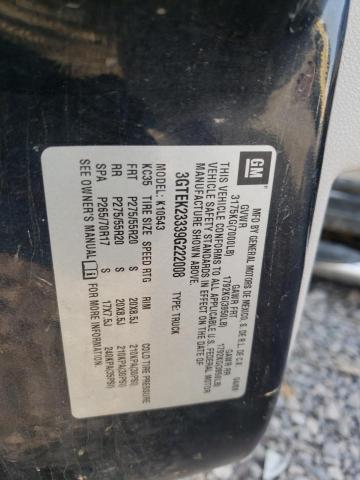 Photo 10 from auction – 2009 GMC SIERRA K15 with VIN 3GTEK23339G222008