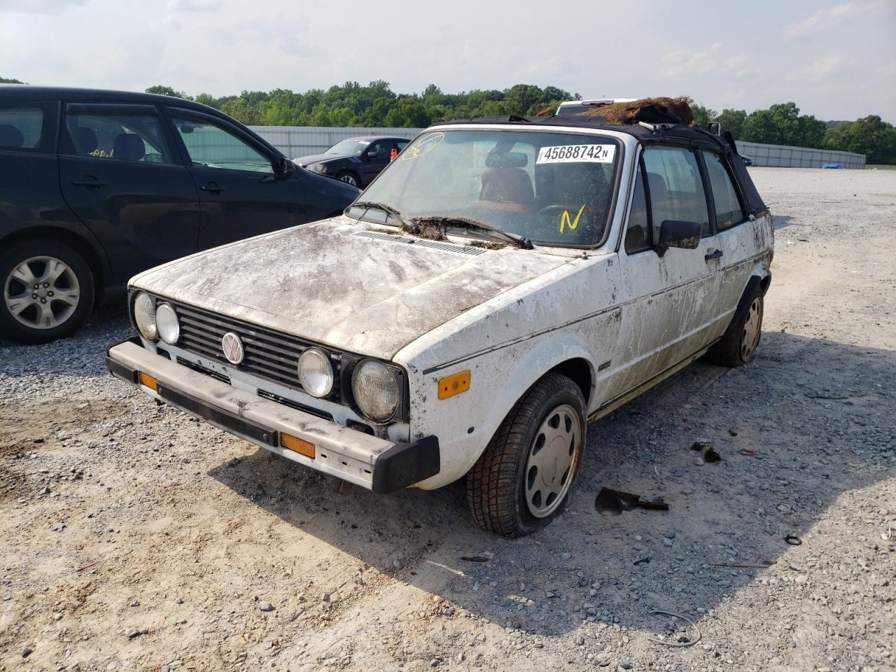 Photo 2 from auction – 1990 VOLKSWAGEN CABRIOLET with VIN WVWCB5155LK023619