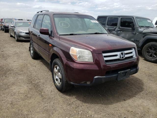 Photo 1 from auction – 2007 HONDA PILOT EXL with VIN 2HKYF185X7H536328