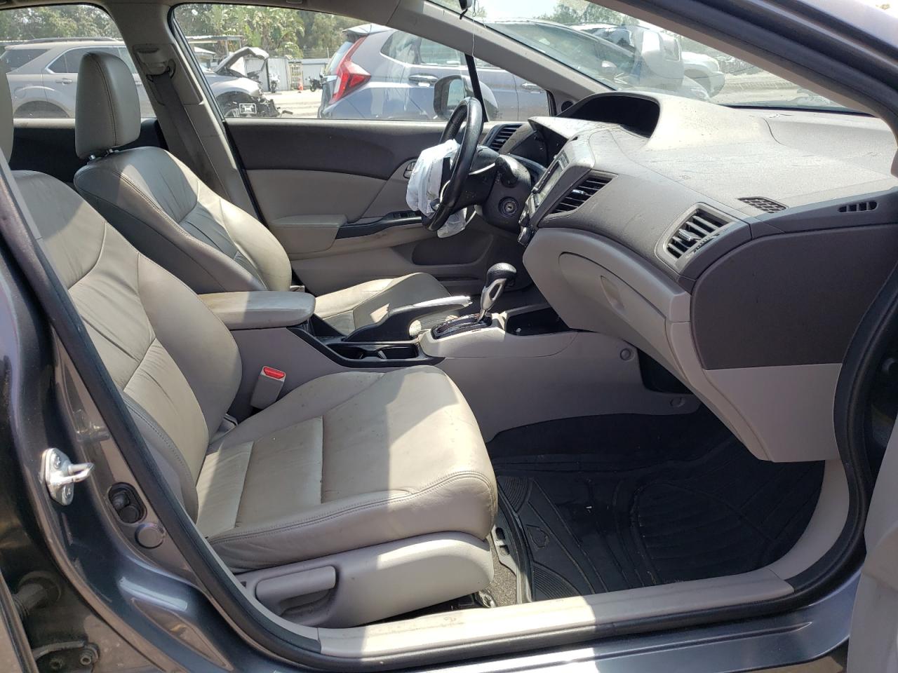 Photo 5 from auction – 2012 HONDA CIVIC EXL with VIN 19XFB2F98CE335928