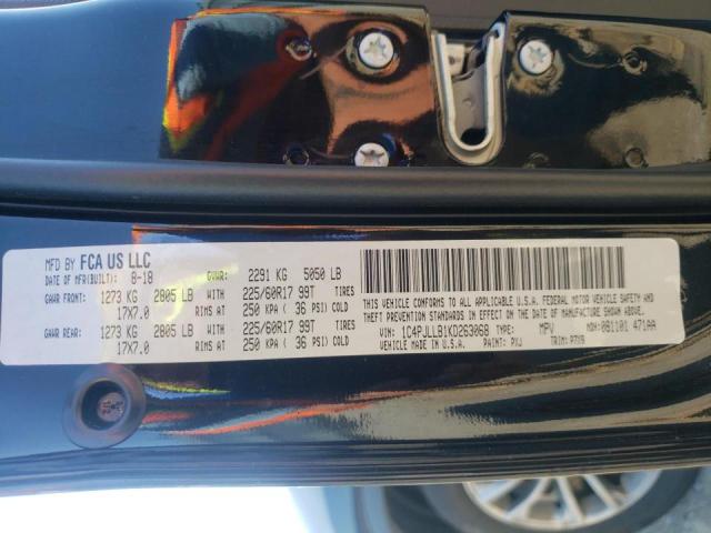 Photo 10 from auction – 2019 JEEP CHEROKEE L with VIN 1C4PJLLB1KD263068