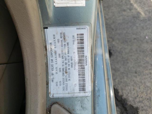 Photo 10 from auction – 2002 VOLVO V40 1.9T with VIN YV1VW29592F823728
