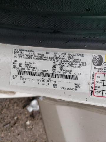 Photo 10 from auction – 2016 FORD FIESTA SE with VIN 3FADP4EJ1GM158043
