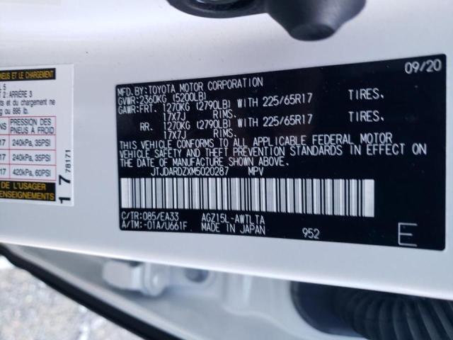 Photo 10 from auction – 2021 LEXUS NX 300 BAS with VIN JTJDARDZXM5020287