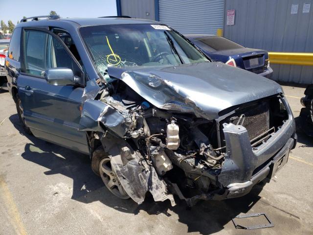 HONDA PILOT EX 2006 with VIN 2HKYF18466H538115 - Photo from auction