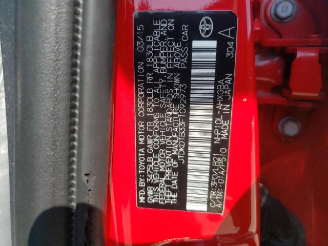 Photo 10 from auction – 2015 TOYOTA PRIUS C with VIN JTDKDTB33F1092973