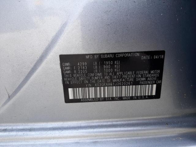 Photo 10 from auction – 2018 SUBARU IMPREZA with VIN 4S3GKAA61J3620261