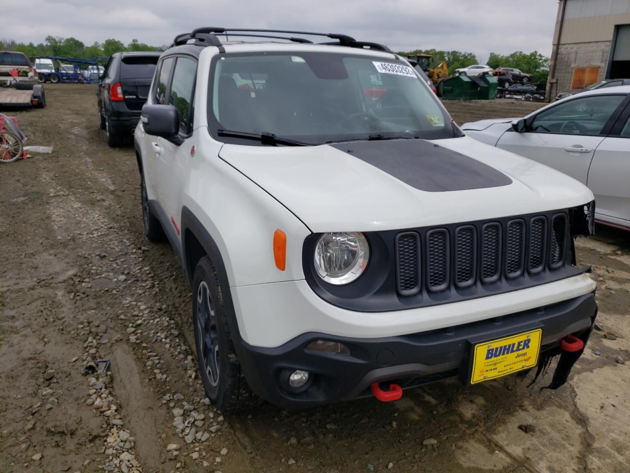 JEEP RENEGADE T 2016 with VIN ZACCJBCTXGPC76654 - Photo from auction