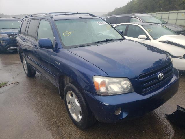 TOYOTA HIGHLANDER 2005 with VIN JTEEP21A950100363 - Photo from auction