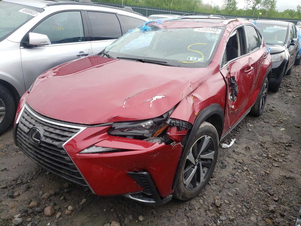 Photo 2 from auction – 2019 LEXUS NX 300 BAS with VIN JTJBARBZXK2212284