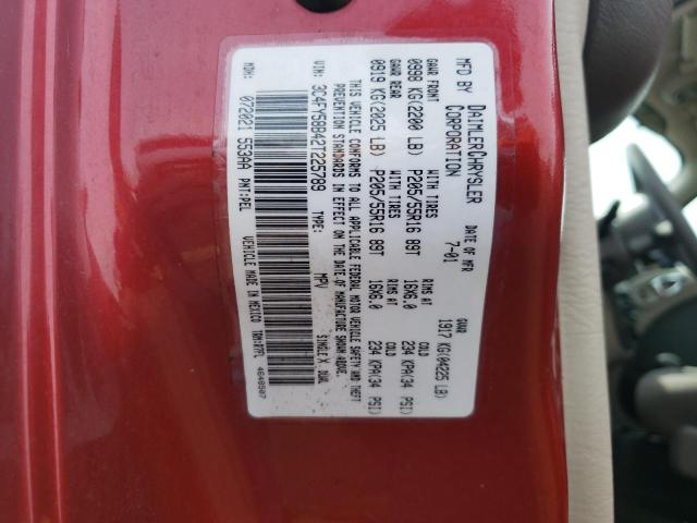 Photo 10 from auction – 2002 CHRYSLER PT CRUISER with VIN 3C4FY58B42T225789
