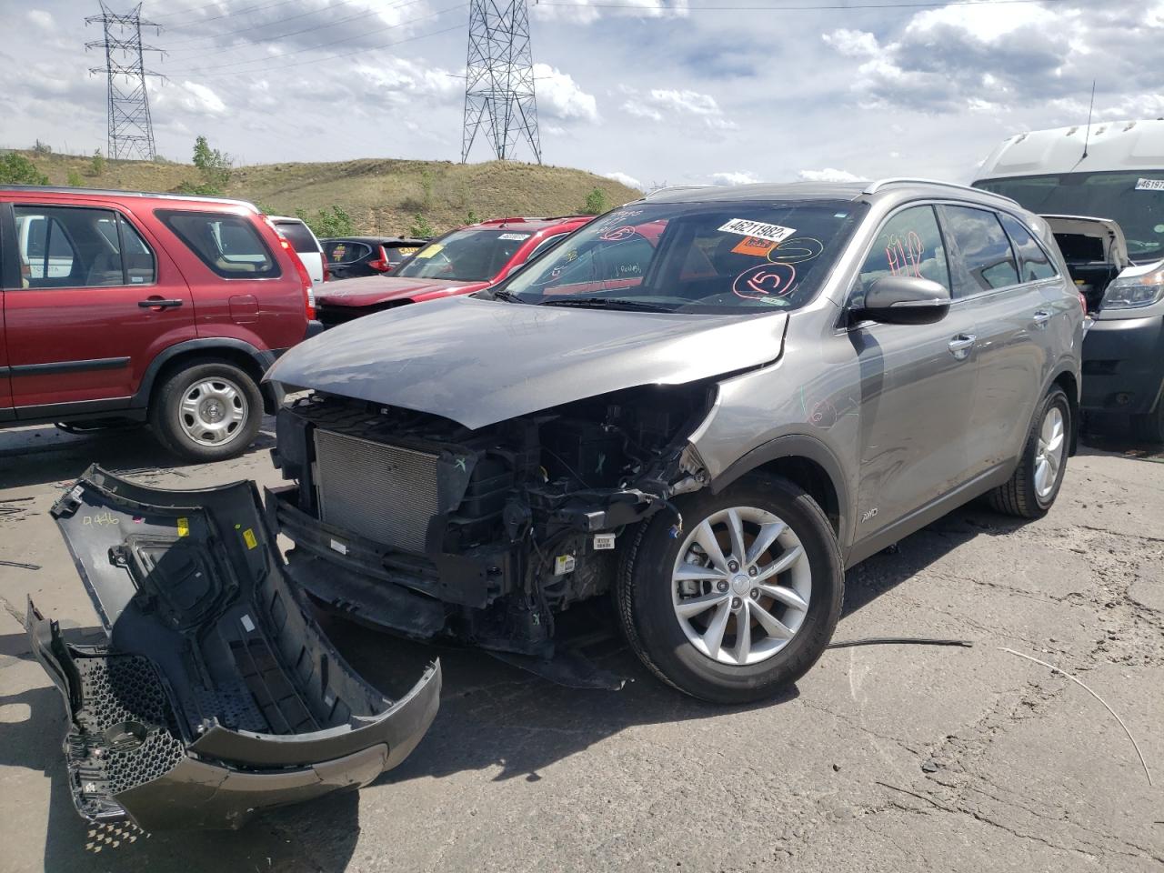 Photo 2 from auction – 2018 KIA SORENTO LX with VIN 5XYPGDA30JG431752