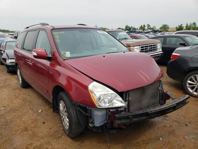 KIA SEDONA LX 2014 with VIN KNDMG4C76E6581327 - Photo from auction