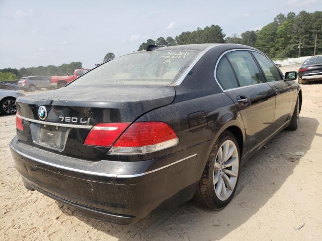 Photo 4 from auction – 2008 BMW 750 LI with VIN WBAHN83528DT83919
