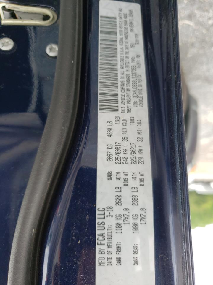 Photo 10 from auction – 2018 JEEP COMPASS LA with VIN 3C4NJDBB0JT337359