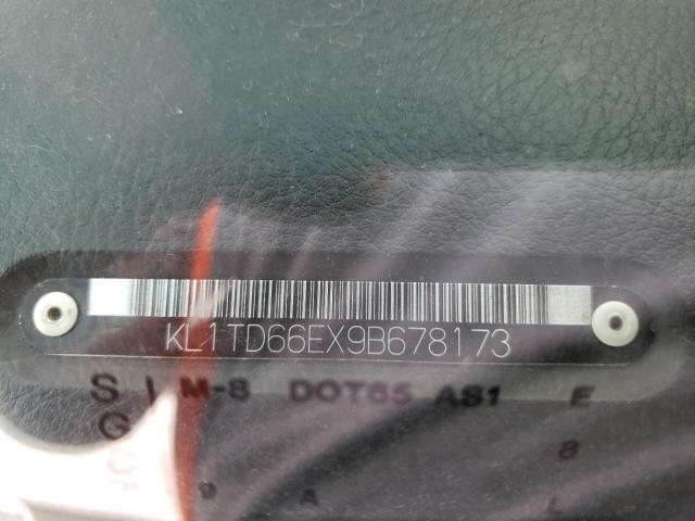 Photo 10 from auction – 2009 CHEVROLET AVEO LS with VIN KL1TD66EX9B678173