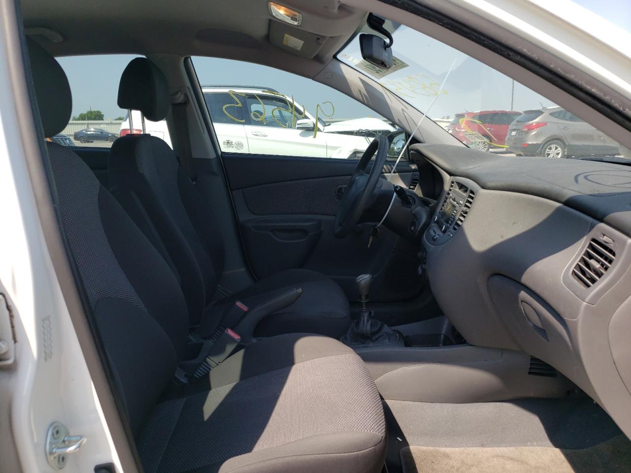 Photo 5 from auction – 2009 KIA RIO BASE with VIN KNADE223696583137